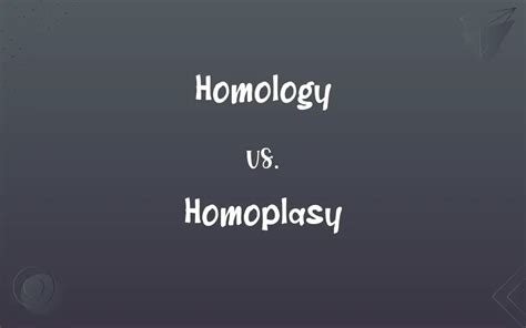 Homology vs. Homoplasy: What’s the Difference?