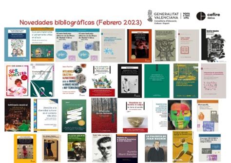 Novedades bibliográficas Febrero 2023 CEFIRE Xàtiva