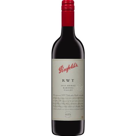 Penfolds Rwt Shiraz Barossa 750ml Woolworths