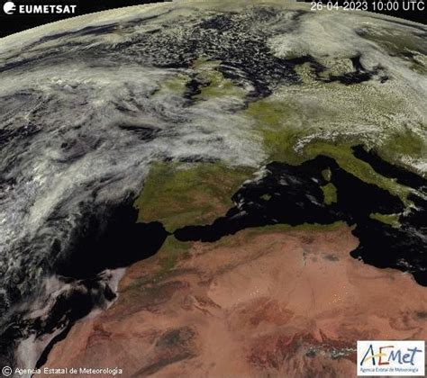 Aemet On Twitter Im Genes Meteosat Canal Visible Ltimas H