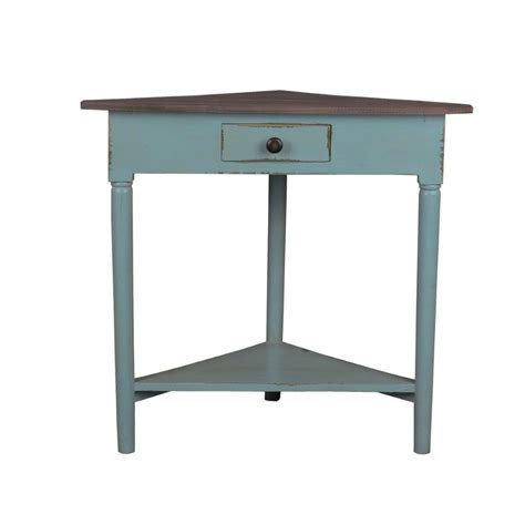 shabby chic cottage raftwood corner table  sunset trading stopbedrooms