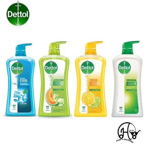 Dettol Shower Gel Original Fresh Cool Lasting Fresh Skincare 500g