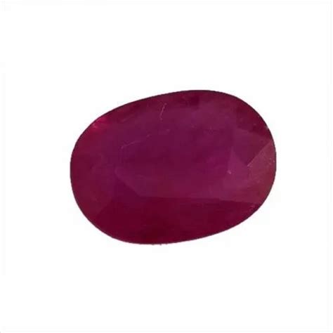 Pink Ruby Stone Shape Oval At Rs 25000carat In Ahmedabad Id