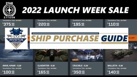 Star Citizen 2022 Ship Purchase Guide Which Ship To Buy For The 2952