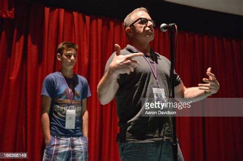 Actor Silas Yelich And Director Tom Gilroy Speak Onstage At The News