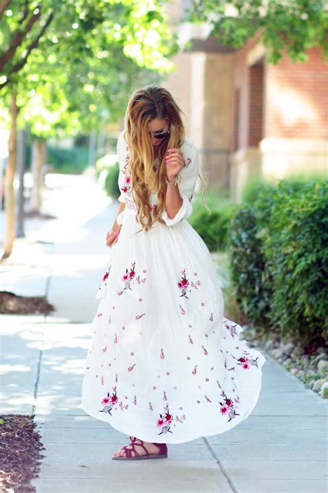 The Perfect Boho Maxi And How To Style Lace Up Sandals Sara Kate Styling