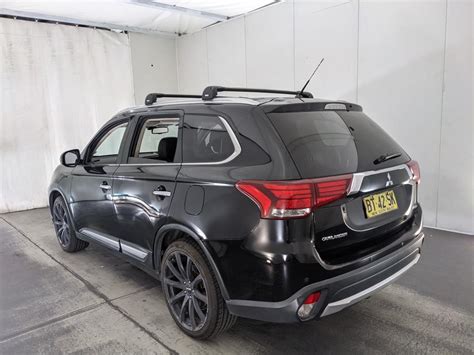 2015 Mitsubishi Outlander Exceed 4x4 Zk My16 Black 6 Sp Automatic 4d