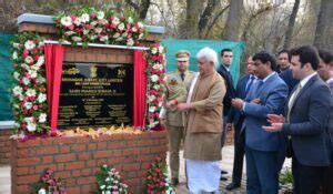 Lt Governor Inaugurates Dal Lakefront Projects Of Srinagar Smart City