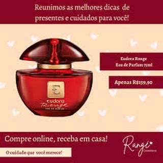 Kit Eudora Rouge Eau De Parfum Ml Creme Corporal Ml Shopee Brasil