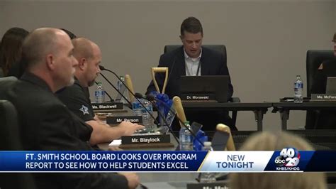 Fort Smith School Board Looks Over Program Report To See How To Help