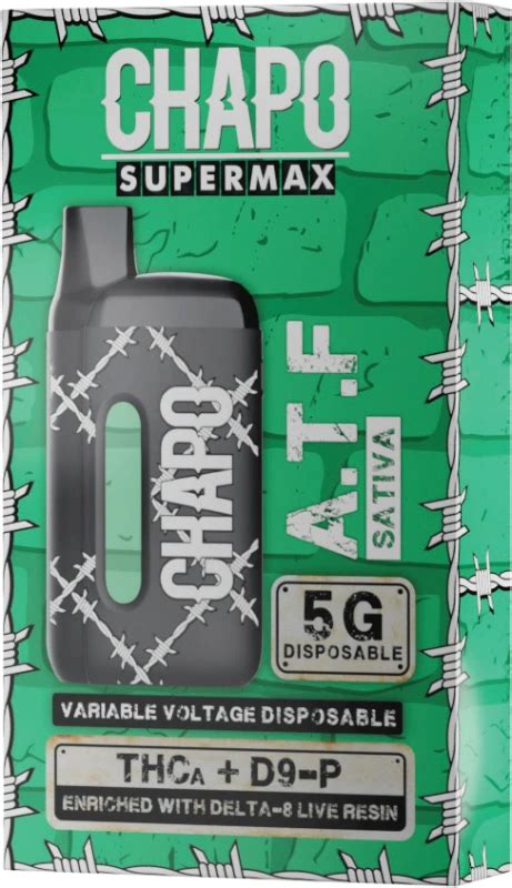 Chapo Extrax Supermax Thca D9 P Disposable 5g