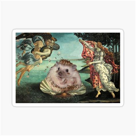 "Birth of a Hedgehog" Sticker for Sale by PPricklepants | Redbubble