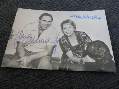 Max Schmeling Anny Ondra Signed Autogramm Auf X Cm Autogrammkarte