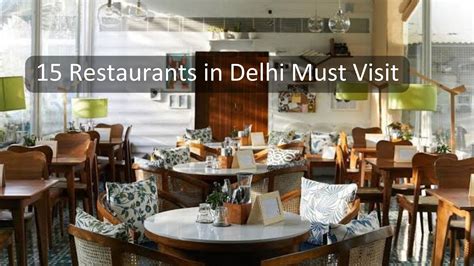 15 Restaurants in Delhi Must Visit – Sloshout Blog