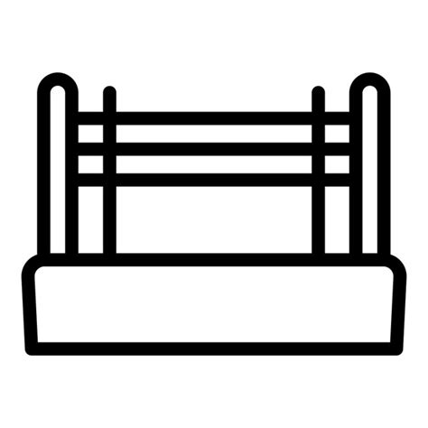 Premium Vector Boxing Ring Icon Outline Boxing Ring Vector Icon For