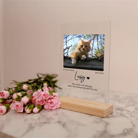 Pet Memorial Plaque Etsy