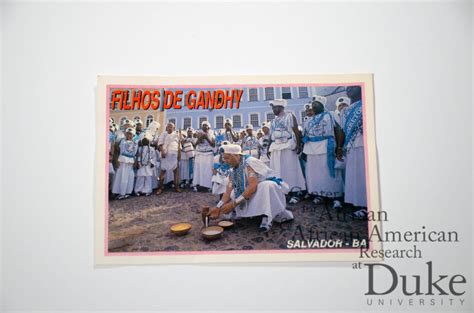 Terra Da Felicidade Postcard FILHOS De GANDHY The Sacred Arts Of