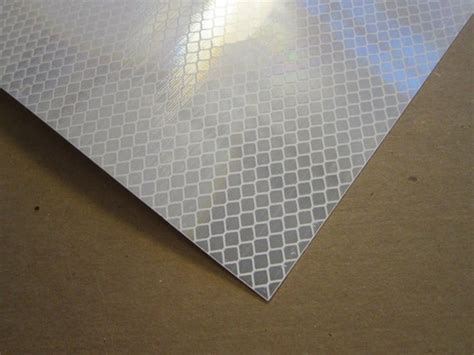 adhesive back reflective tape sheet - white honeycomb reflective ...