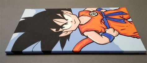 Pintura Original De Goku X Acr Lico Etsy