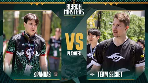 Pandas Vs Team Secret Riyadh Masters Day Playoffs Youtube