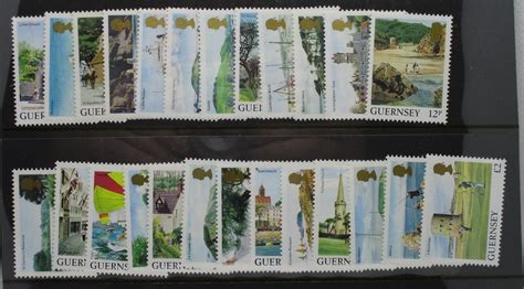 Guernsey Stamps 1984 91 Sg296 315 Mint Manor Stamps
