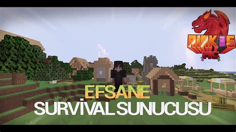 EFSANE SURVİVAL SUNUCUSU Minecraft AiakosMc Sunucu Tanıtımı YouTube