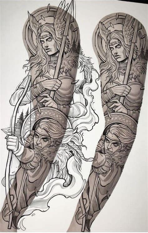 Pin De Jhoy Leite Em Fechamento Tatuagens De Mitologia Tatuagem