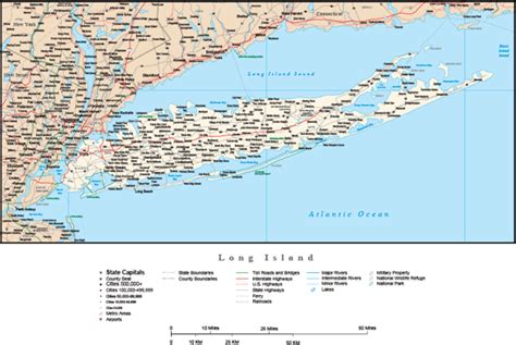 Long Island New York Zip Code Map