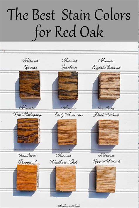 Best Wood Stains For Red Oak