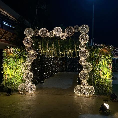 Starry Night Sangeet Entrance Decor