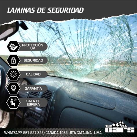 Lámina de seguridad de control de calor para Parabrisas frontal de 4