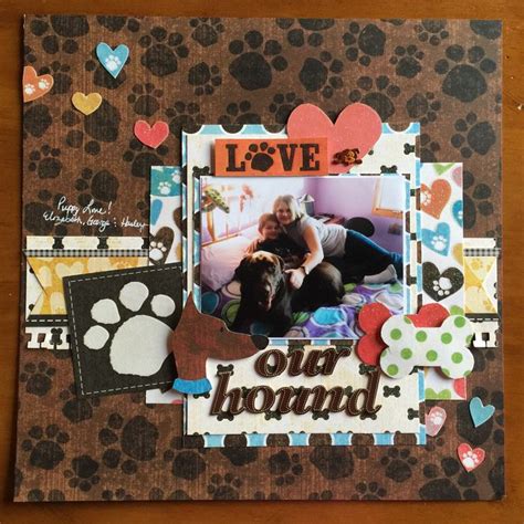 Dcwv The Pet Stack Scrapbooking Layouts Pets Scrapbook