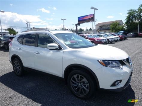 Pearl White Nissan Rogue Sl Awd Photo Gtcarlot