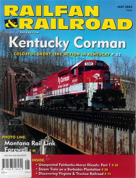 Railfan And Railroad Magazine Subscription