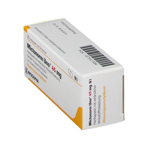 Mictonorm Uno 45 Mg 28 St Mit Dem E Rezept Kaufen Shop Apotheke