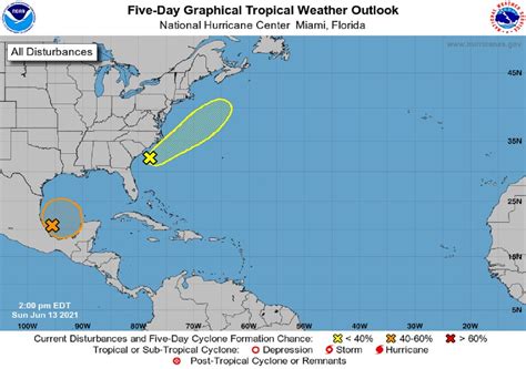 Primera tormenta tropical 2021 en impactar EE UU se está acercando