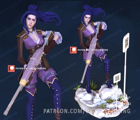 Caitlyn Kiramman From Arcane 3d Print Model Sfw And Nsfw