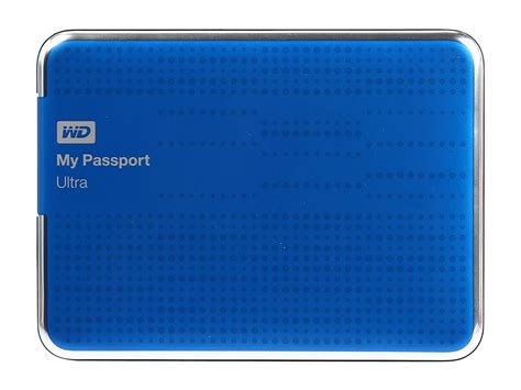 Wd Tb My Passport Ultra Portable Hard Drive Usb Blue Newegg