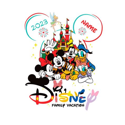 Disney Family Vacation 2023 Disney Friend SVG Cutting Files | Inspire Uplift