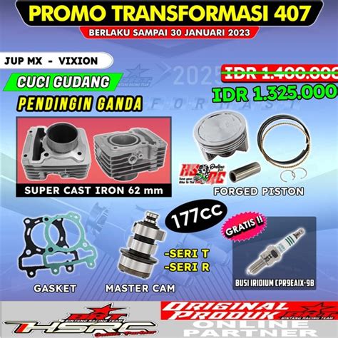 Jual Paket BLOCK Bore Up BRT Yamaha MX 135 Karbu Vixion OLD NEW NVL NVA