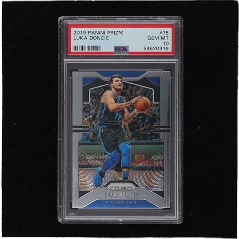 Luka Doncic 2019 20 Panini Prizm 75 PSA 10 Pristine Auction