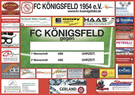 Spielank Ndigung Fc K Nigsfeld E V