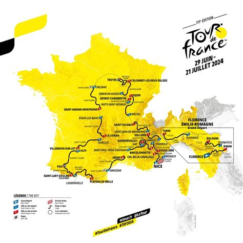 Recorrido del Tour de Francia 2024 presentación y todas las etapas