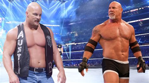 Wwe Wrestlers Stone Cold Steve Austin Vs Goldberg Iron Man Match