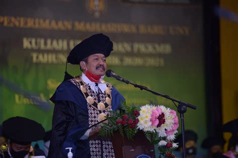 Upacara Penerimaan Mahasiswa Baru Universitas Negeri Yogyakarta Tahun Akademik 20202021