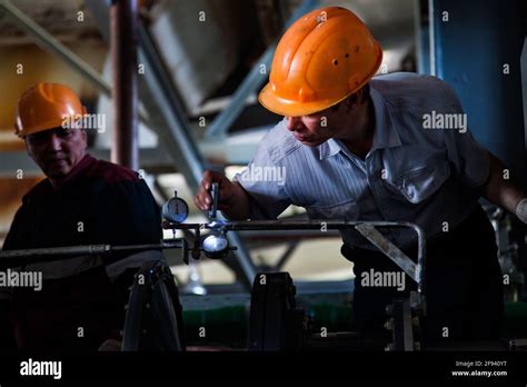 Kazakhstan Gas Workers Hi Res Stock Photography And Images Alamy