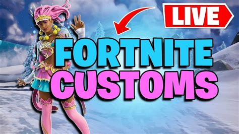 Live Fortnite Custom Games Youtube