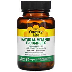 Country Life Natural Vitamin E Complex With Mixed Tocopherols 268 Mg