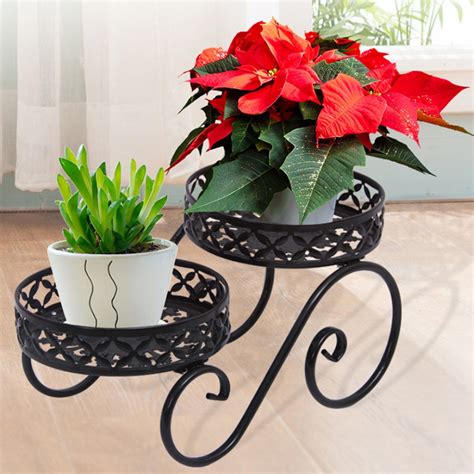 X Plant Flower Pot Rack Simple Flower Stand Balcony Iron Flower Rack