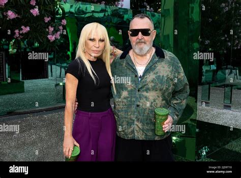 Donatella Versace Gaubert Michel Milan Fashion Week Men Ss 2023